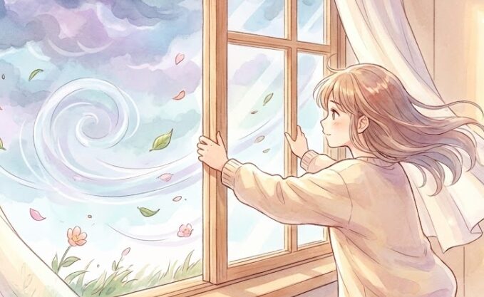 強風で窓を閉める夢を見る意味